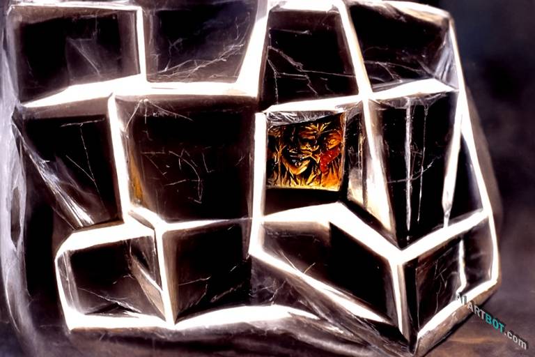 A cube by Marc Silvestri