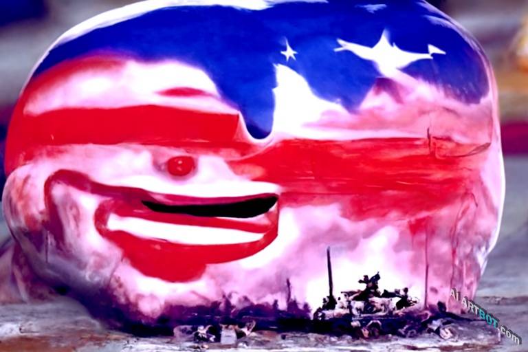 A work of art, American propaganda