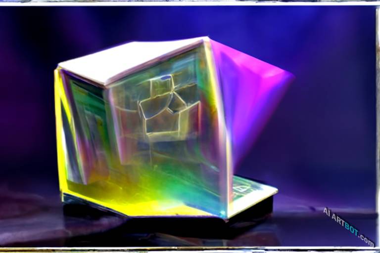 A cube, Holographic